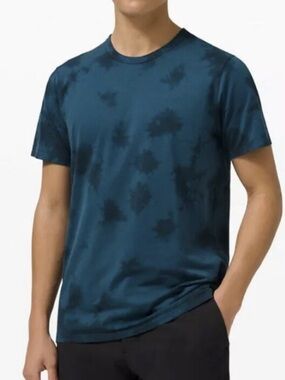 Lululemon Fundamental T Wash Tie Dye Short Sleeve Top- L